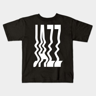 Jazz typography Kids T-Shirt